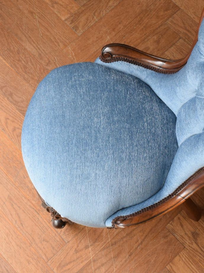 アンティークの椅子の座面