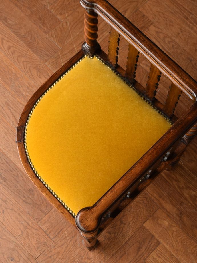 アンティーク椅子の座面