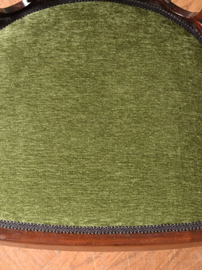 サロンチェアの座面の生地