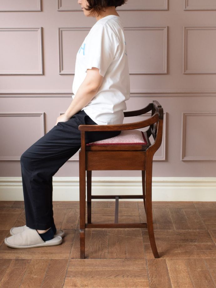 サロンチェアの掛け心地