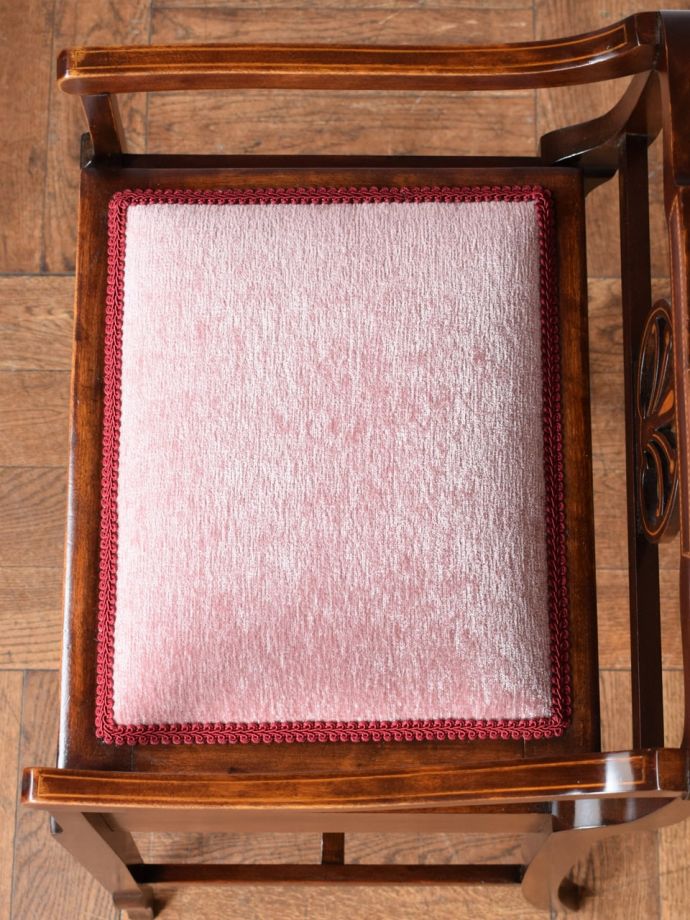 アンティークの椅子の座面