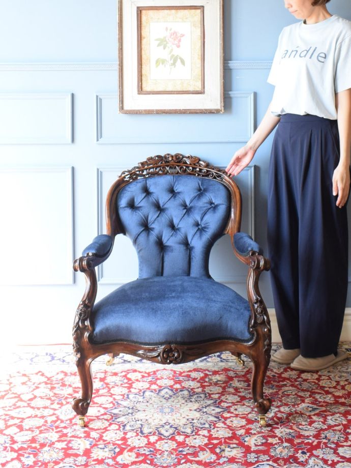 アンティークのパーソナルチェア