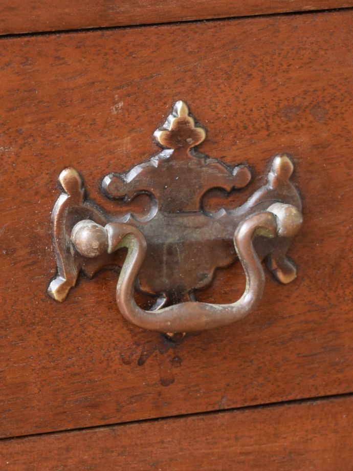 アンティークワゴンの取っ手