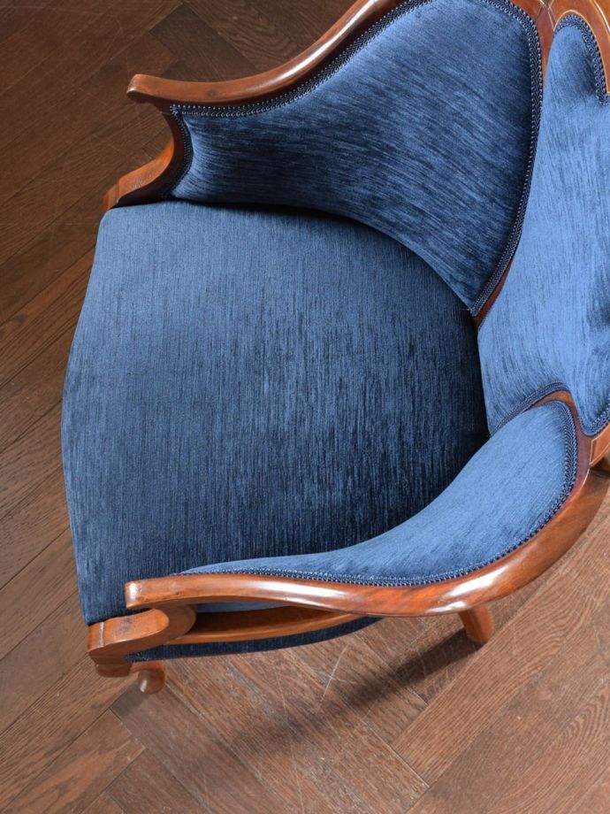 アンティークの椅子の座面