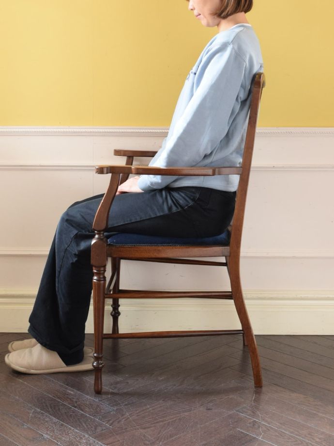 サロンチェアの掛け心地