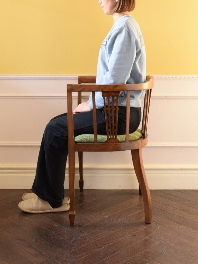 サロンチェアの掛け心地