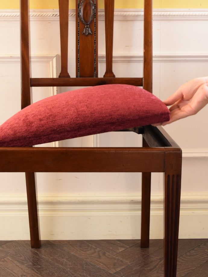 取り外しできる座面