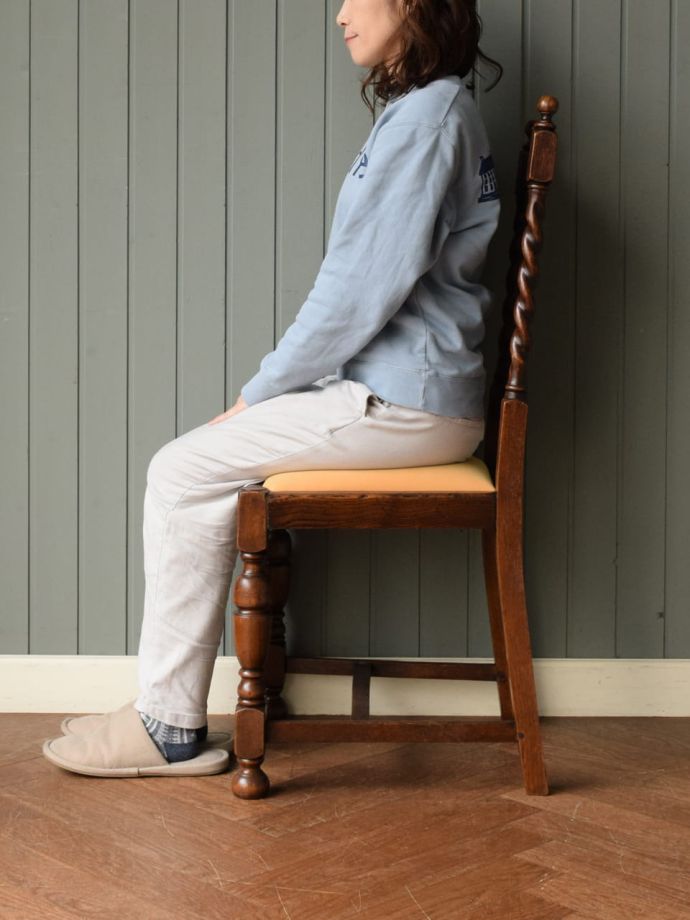 ダイニングチェアの掛け心地