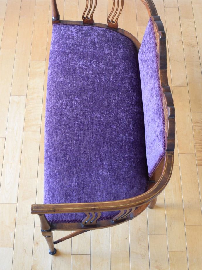 アンティークソファの座面