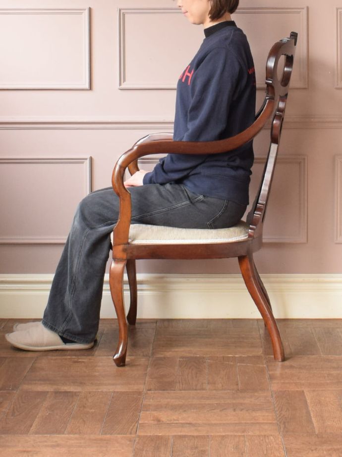 サロンチェアの掛け心地