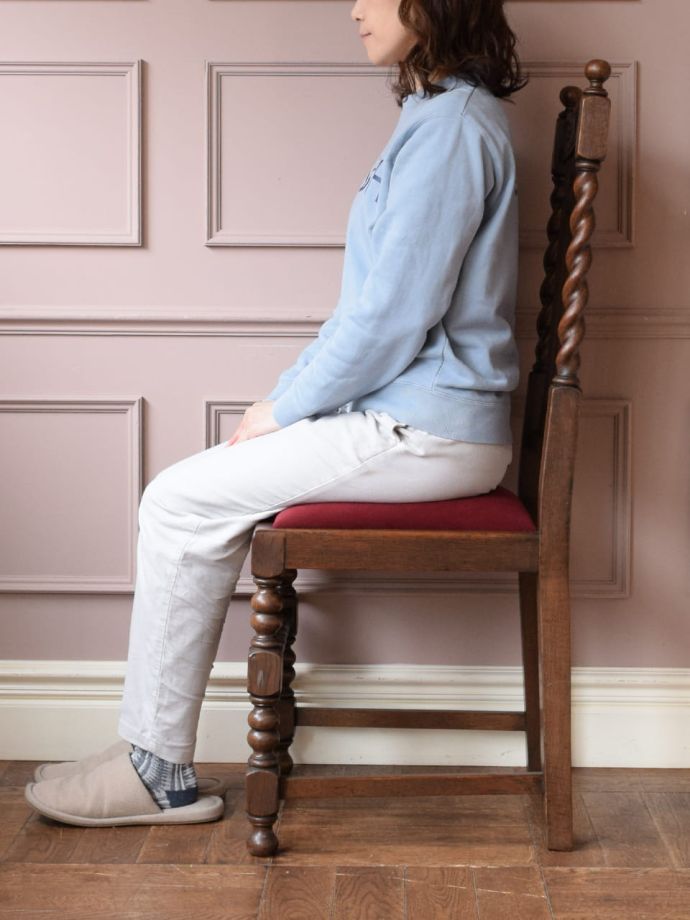 ダイニングチェアの掛け心地