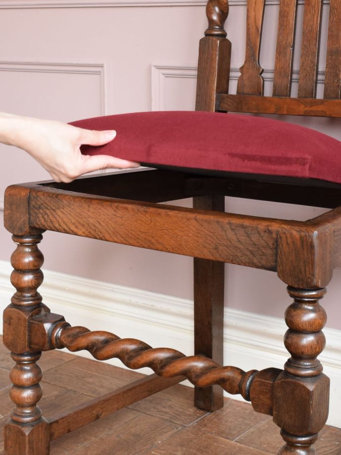 取り外しできる座面