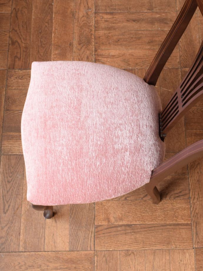 アンティークの椅子の座面