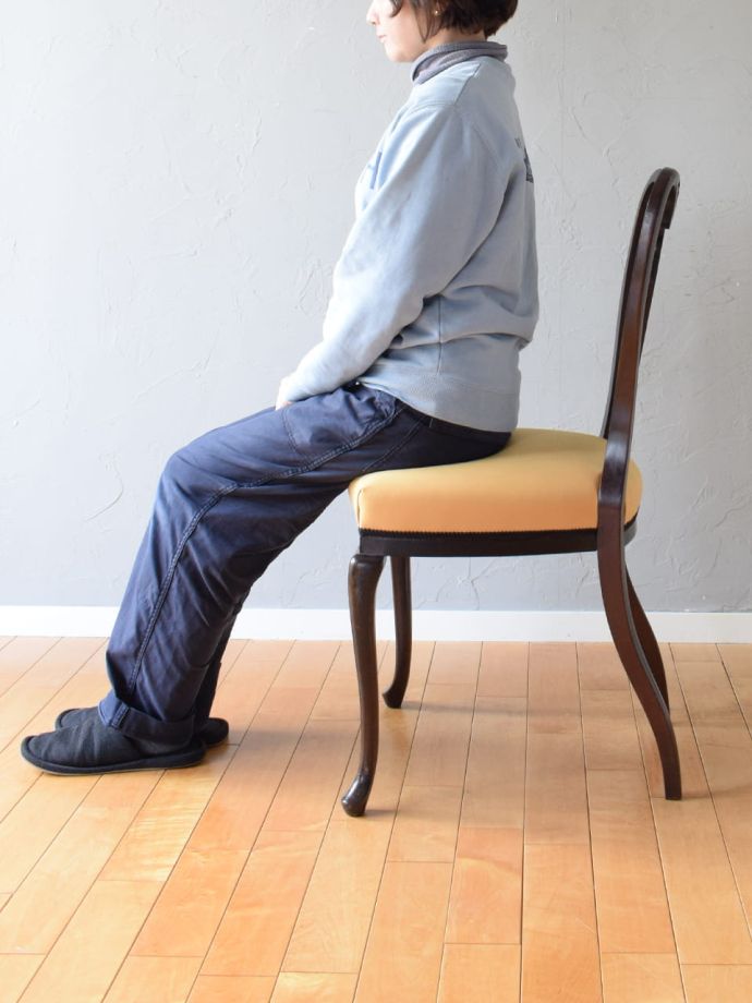 サロンチェアの掛け心地