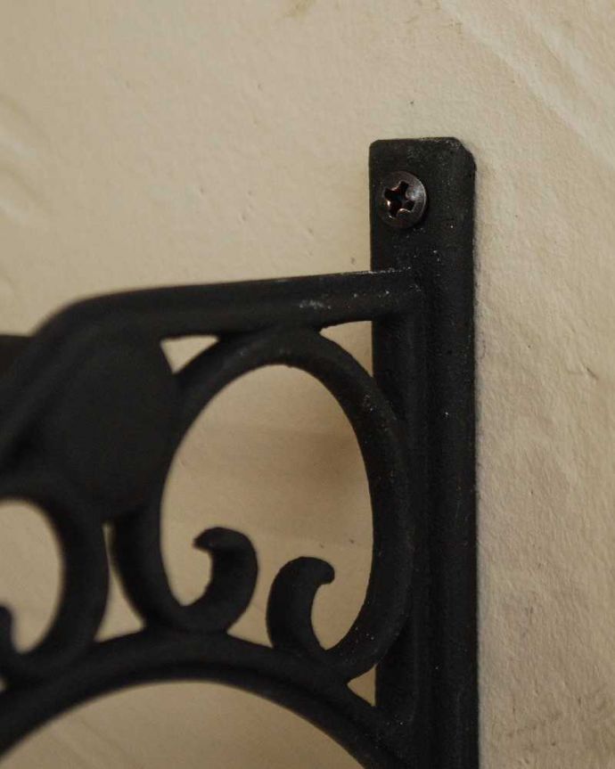 洗面・トイレ　住宅用パーツ　お洒落なサニタリーアイテム、真鍮製ダブルタオルバー（ブラック）(ビスセット)。ビスもセットでお届けします。(sa-059)