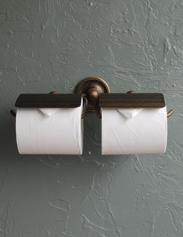 アンティーク風のペーパーホルダー