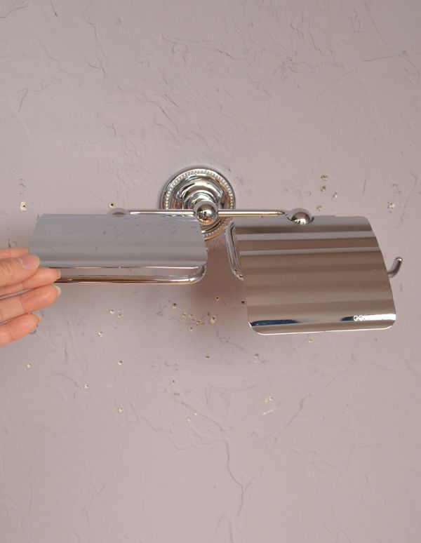 真鍮製のおしゃれなペーパーボルダー