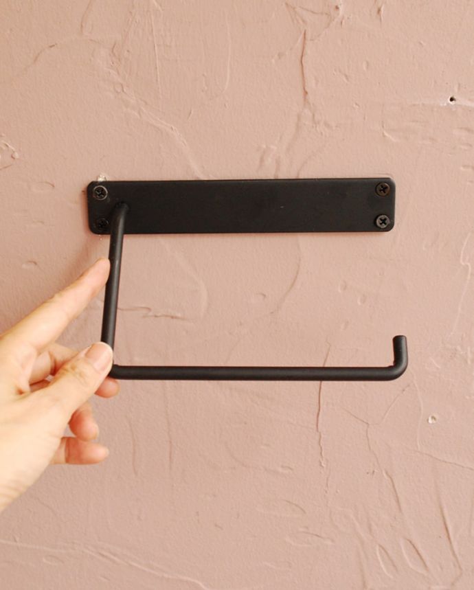 タオルホルダーとしても使えます。