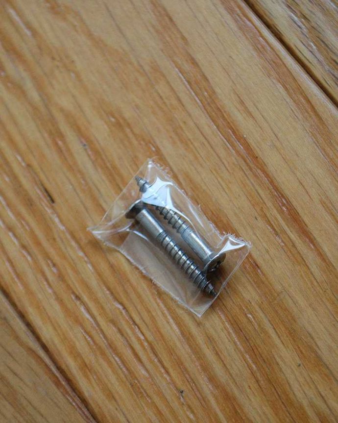 洗面・トイレ　住宅用パーツ　真鍮製のタオルリング（シルバー・ビス付き）。ネジとセットでお届けしますので、すぐにお使い頂けます。(sa-433)