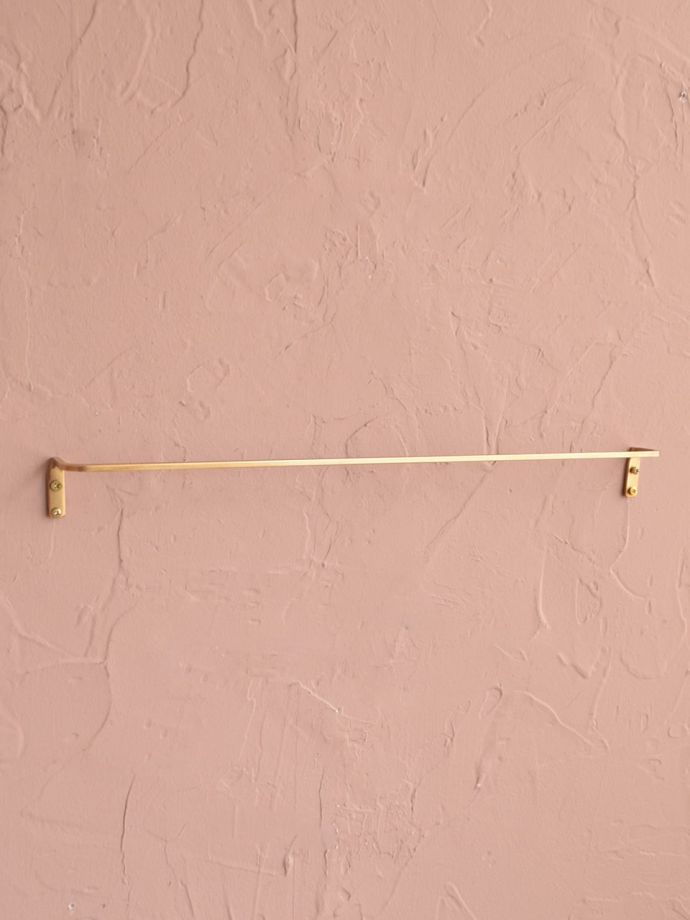 真鍮製のタオルハンガー