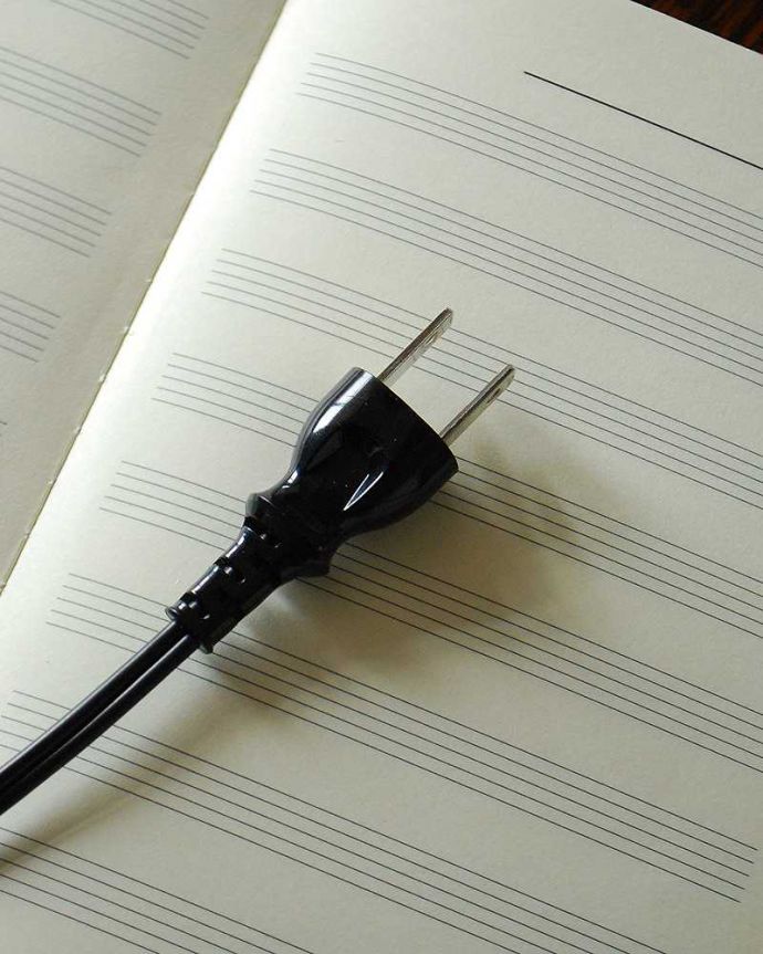 スタンドライト 照明・ライティング キラッと輝くゴールド色。アンティーク風のデスクランプ(電球なし)。コンセントの先端はこんな感じ。(TL-0041)