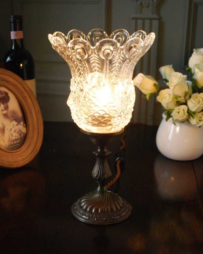 Handleオリジナル　照明・ライティング　Handleのオリジナル真鍮テーブルランプ(E17･丸球付き)。。(TL-0050)