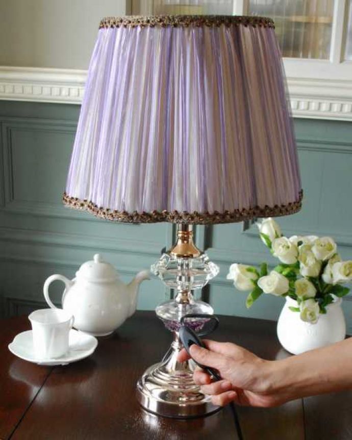 テーブルランプのスイッチ