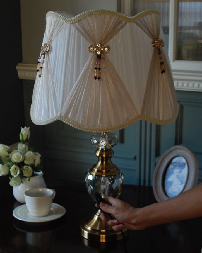 テーブルランプのスイッチ