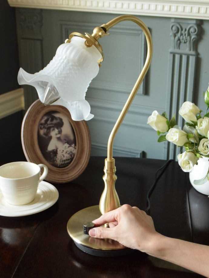 テーブルランプのスイッチ