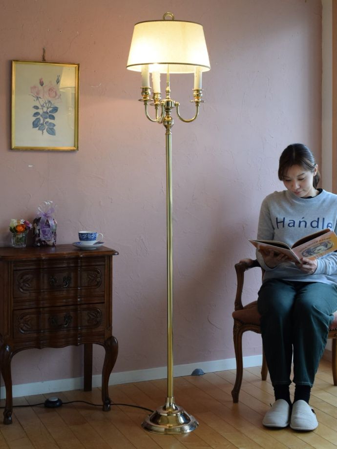 フロアシャンデリアで過ごす時間