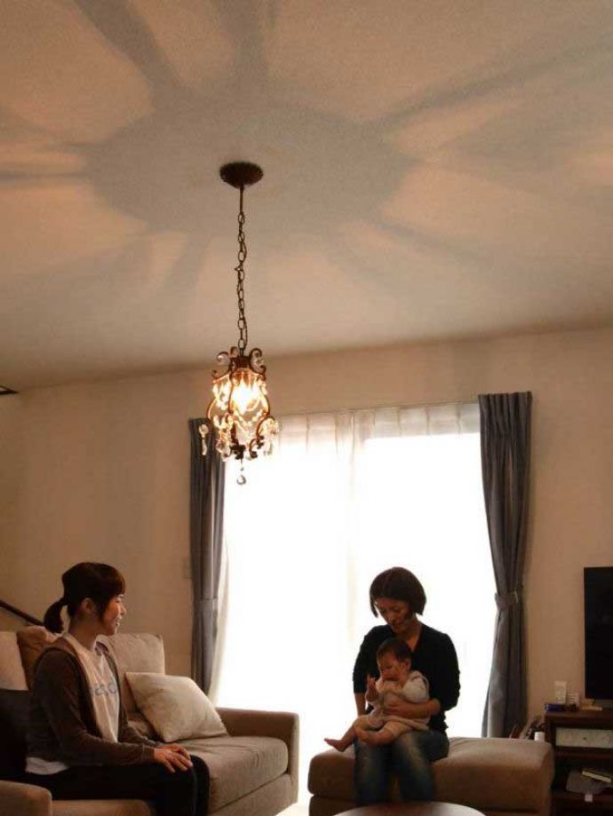 アパートでも使えるシャンデリア