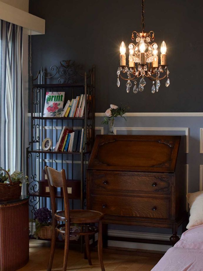 アパートでも使えるシャンデリア