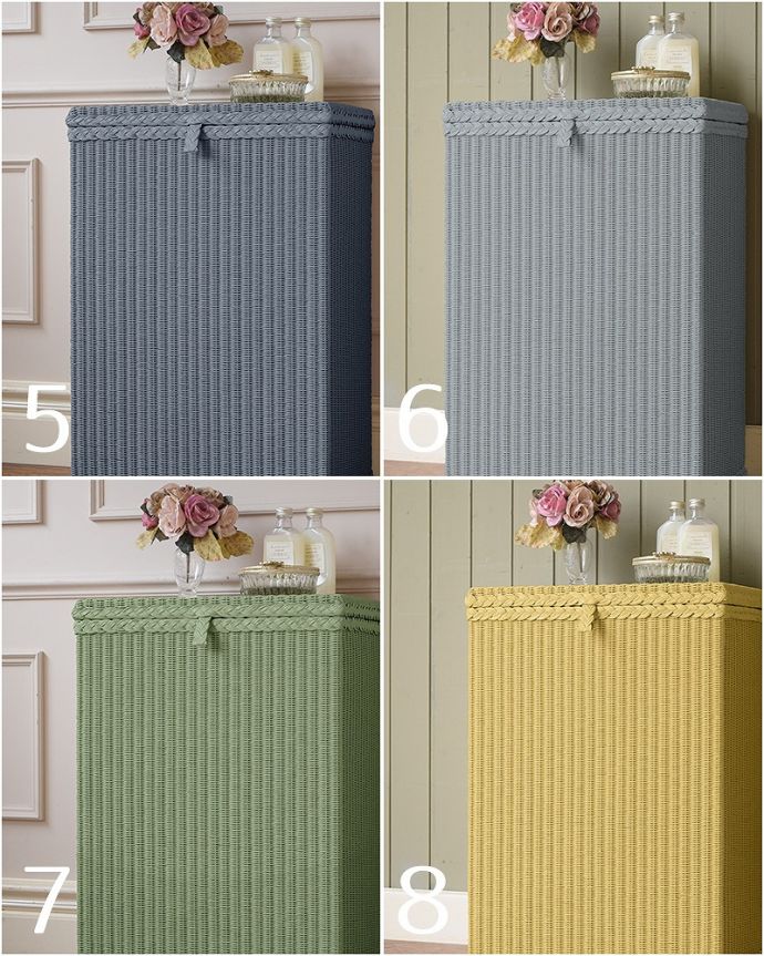 Handleオリジナル アンティーク風 ロイドルームのランドリーボックス、8色から選べるHandleオリジナルのロイドルーム。5.ドリーマーズティー (Dreamer's tea)6.ベビーブルー (Baby blue)7.ハーブティー (Herb tea)8.バター&シュガー (Butter&Suger)。(hol-08)