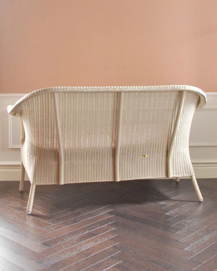 Handleオリジナル アンティーク風 ロイドルームの椅子、8色から選べるHandleオリジナルのロイドルームソファ。後ろ姿も可愛い後ろから見るとこんな感じです。(hol-07)