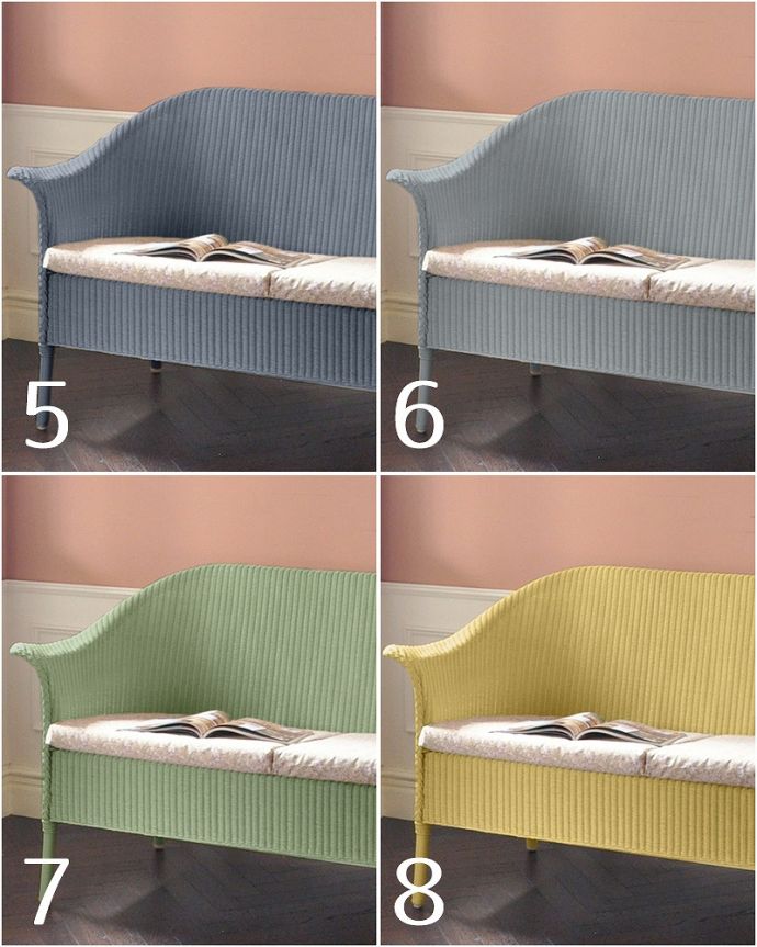 Handleオリジナル アンティーク風 ロイドルームの椅子、8色から選べるHandleオリジナルのロイドルームソファ。5.ドリーマーズティー (Dreamer's tea)6.ベビーブルー (Baby blue)7.ハーブティー (Herb tea)8.バター&シュガー (Butter&Suger)※クッションの生地は選べます。(hol-07)