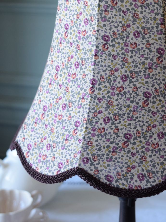 リバティの布シェード