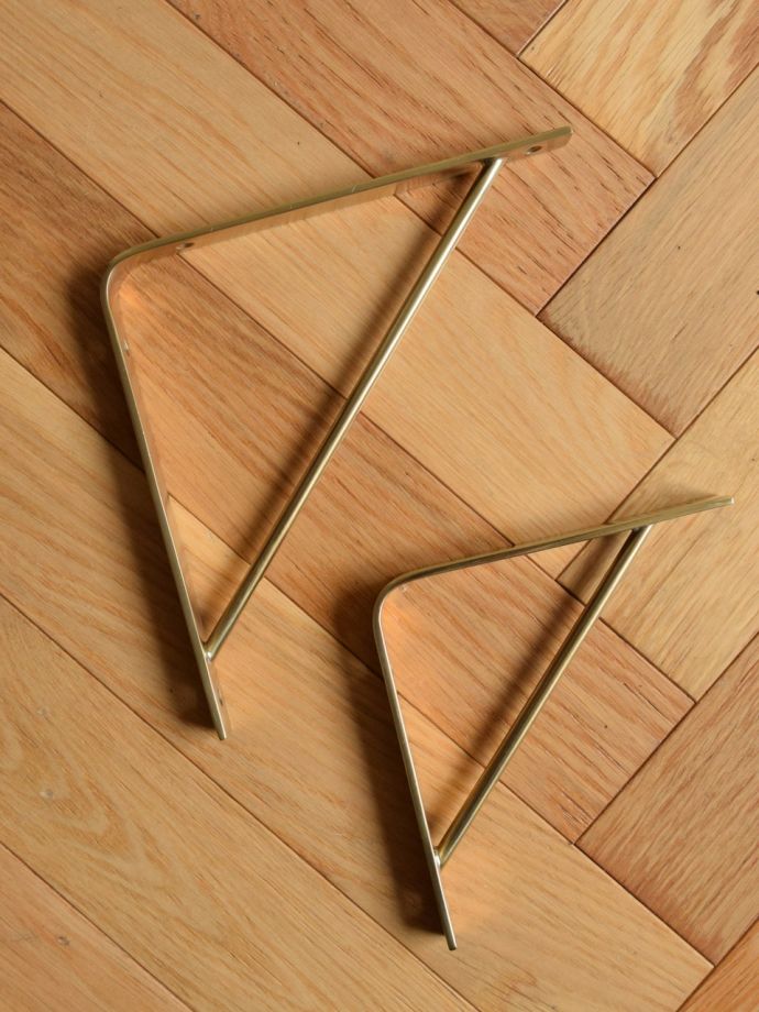 真鍮製の棚受け