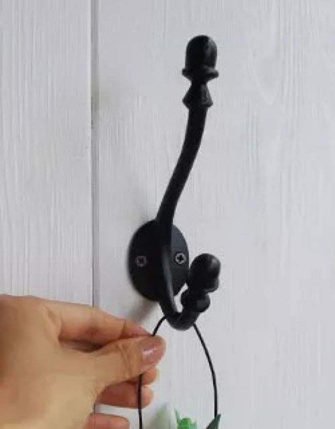 おしゃれなアイアンフック