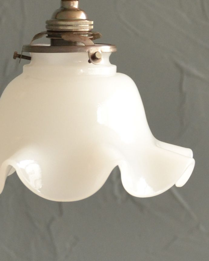 ウォールランプのガラスシェード