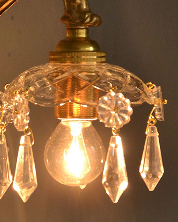 Handleオリジナル 照明・ライティング Handleオリジナルガラス皿のウォールシャンデリアG(丸球付・ギャラリーなし)。LEDも使えます口金は日本球仕様のE17型、100Wまで対応しています。(wr-096g-o)