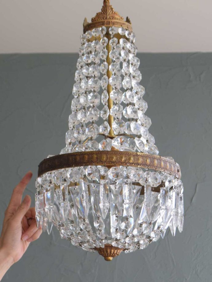 アンティークのシャンデリア