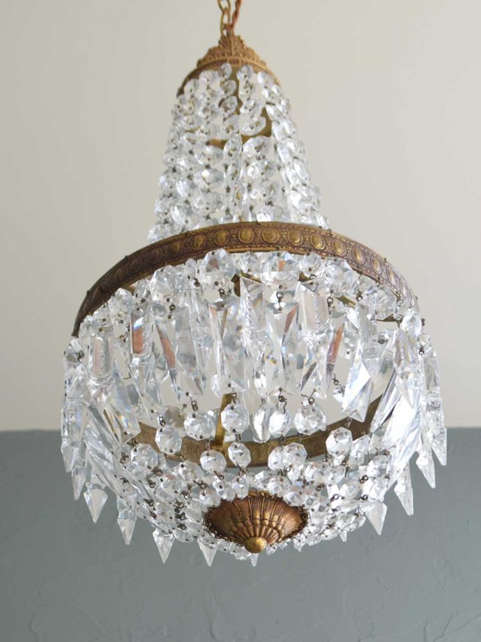 日本仕様に配線したシャンデリア