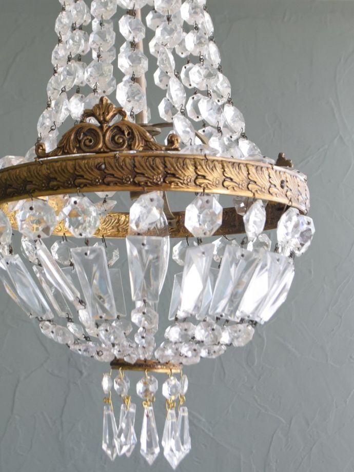 オーバーホウルしたシャンデリア