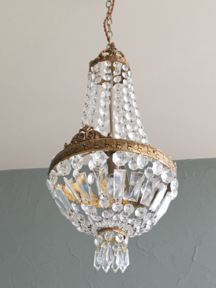 日本仕様に配線したシャンデリア