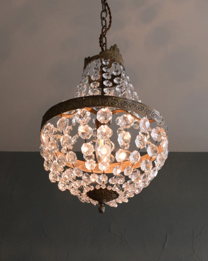 アンティークのシャンデリア