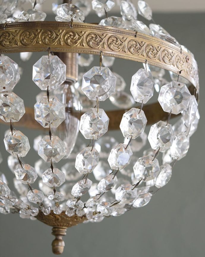 オーバーホウルしたシャンデリア