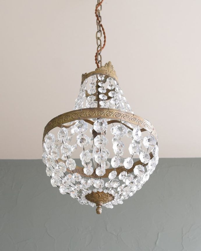 日本仕様に配線したシャンデリア