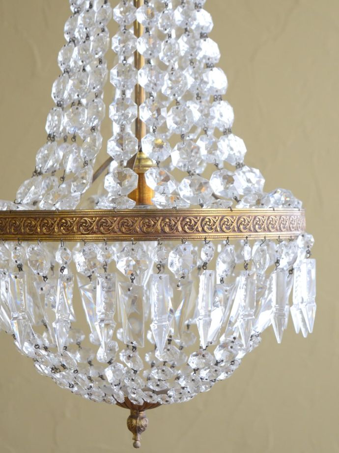 オーバーホウルしたシャンデリア