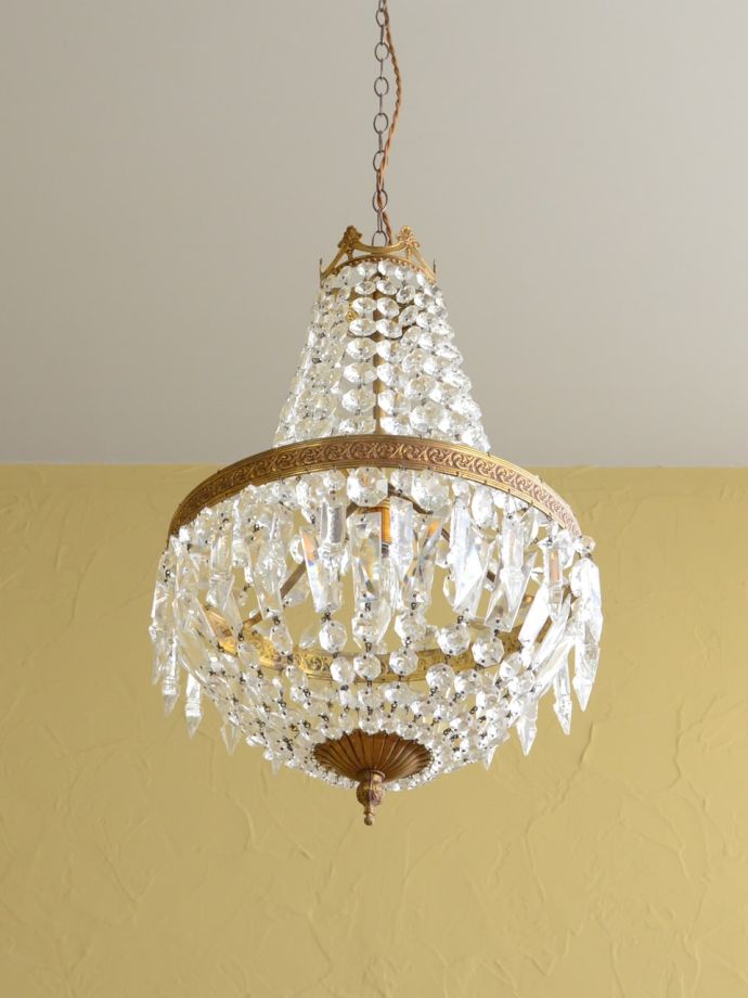 日本仕様に配線したシャンデリア