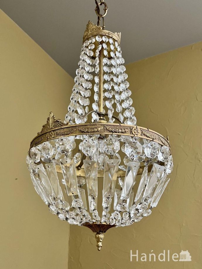 日本仕様に配線したシャンデリア